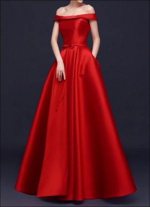 Rotes Ballkleid BL680