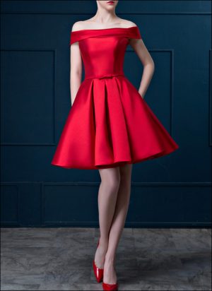 Rotes Cocktailkleid CD110