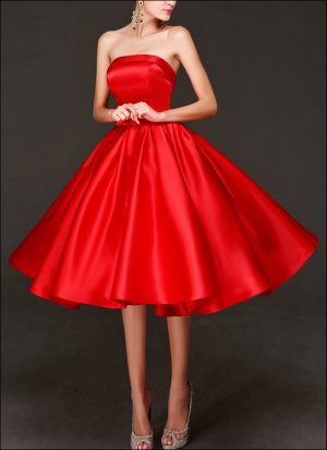 Rotes Cocktailkleid CD660