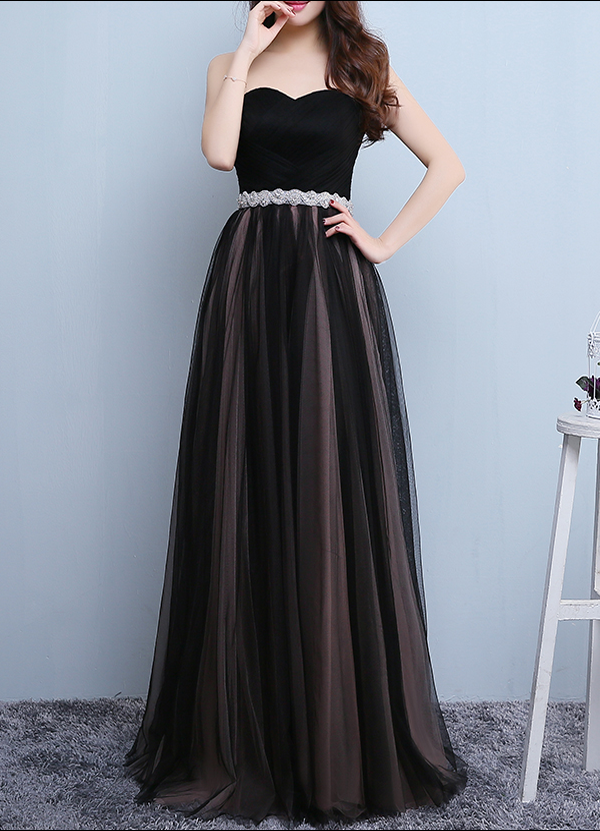 Zweifarbiges Ballkleid BL240