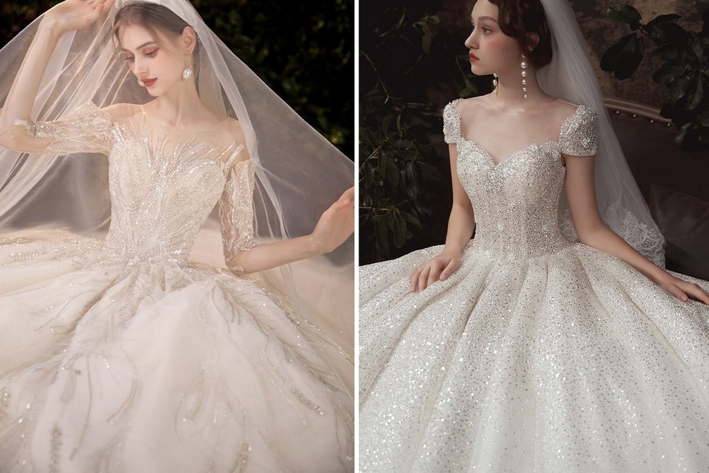 Prinzessin Brautkleid – funkelndes Tüll- und Spitzenkleid im LAFANTA Brautmodengeschäft Berlin